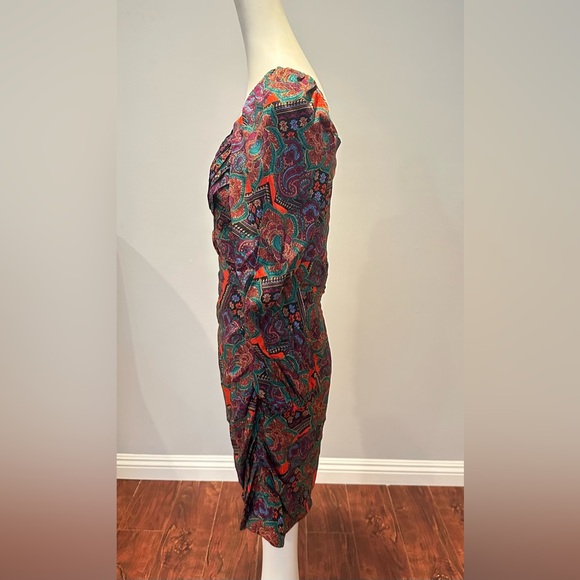 VERONICA BEARD
Bellino printed silk-blend jacquard mini dress. size 10 - Picture 7 of 12